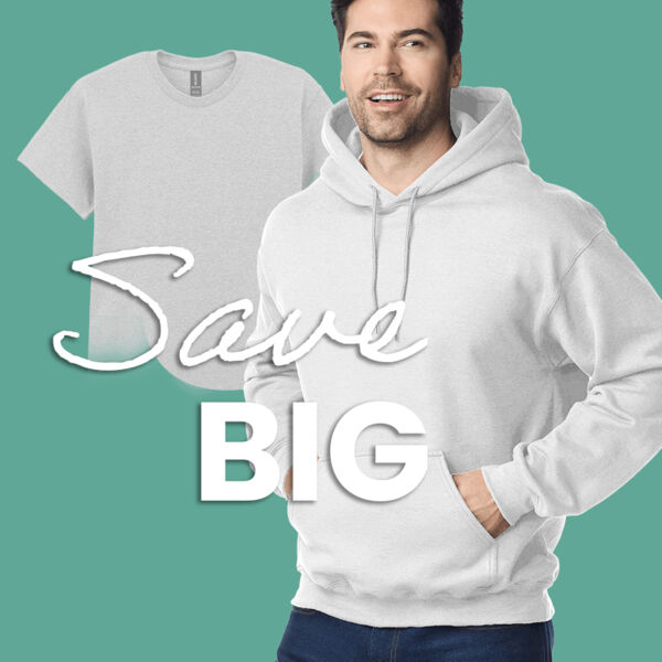 THE WHITE CASUAL MANPACK - 5 items: 3 T-shirts and 2 Hoodies Thumbnail